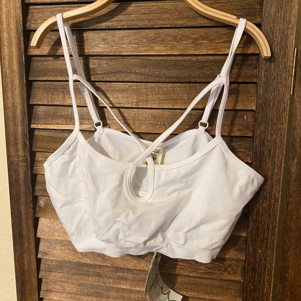 Bamboo Seamless Bandeau OS - White